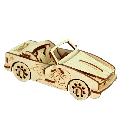 StonKraft 3D Wooden Puzzle Car - Wooden, DIY, Build Your own, Construction Toy, Modeling Kit | Toys Car - StonKraft