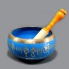 Meditation Bowl 5 Black Music Therapy Ohm Bell eSplanade Tibetan Buddhist Singing Bowl Prayer Instrument With Striker Stick Om Bowl 