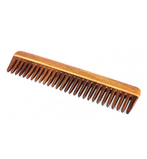 eSplanade Wooden Comb for Men & Women - Sheesham Wood Handmade Anti-Static  Hair, Beard, Moustache Comb. ( Inch) - StonKraft