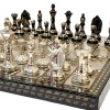 Collectible Full Brass Chess Set 12" hand carved with 100% brass pieces/coins. 