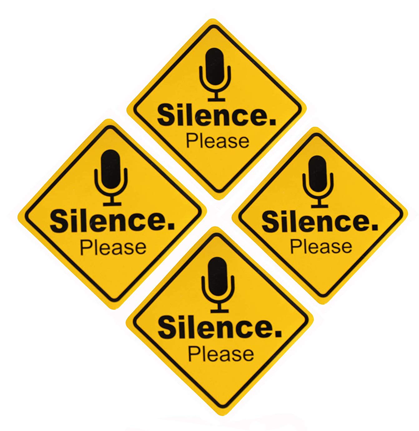 silence please signage
