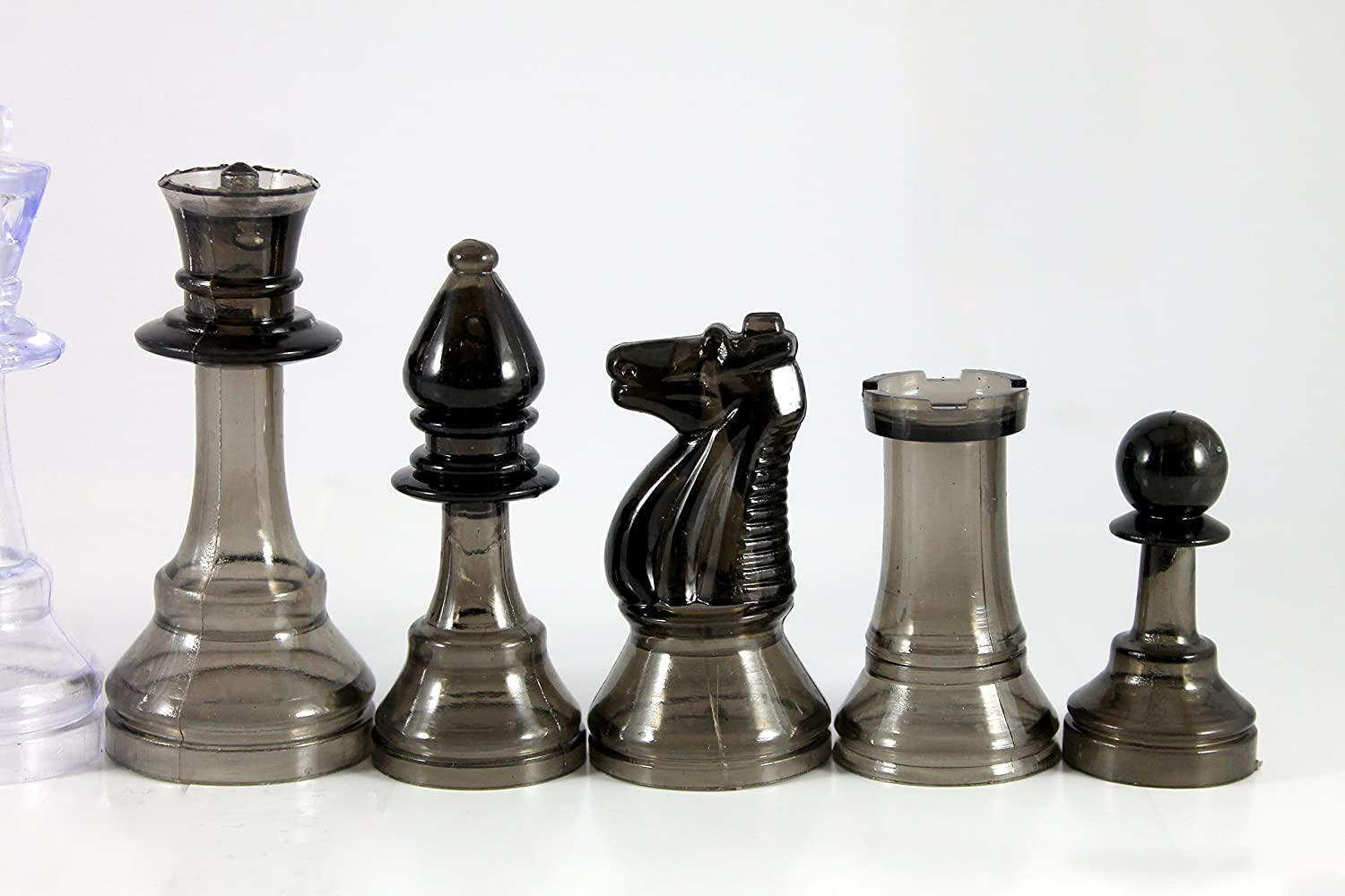 StonKraft Handcarved Chess Board with Wooden Base - Stone Inlaid Work -  Chess Game Board Set