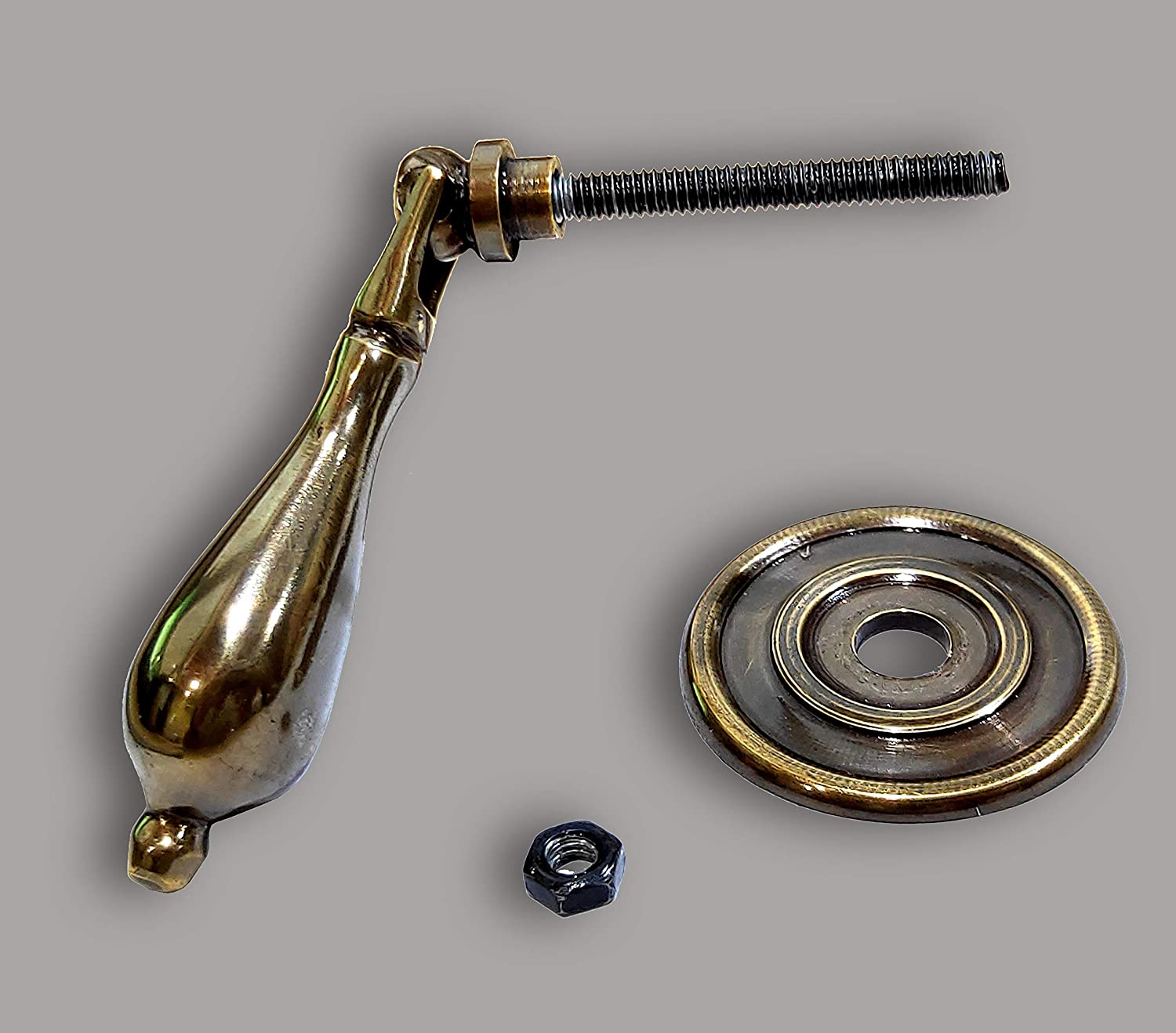 eSplanade - Pair of Door Knobs | Decorative Door Knobs| Door Decor | Fancy  Door Knobs | Door Pulls (Brass Knob Pair)