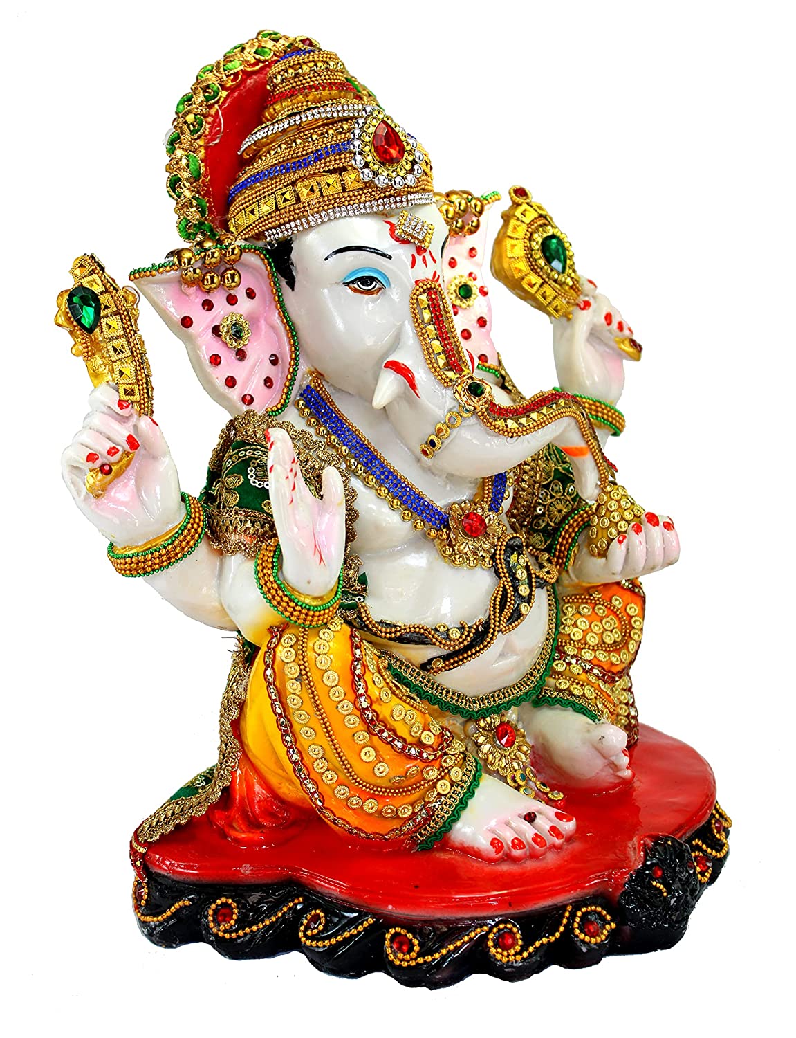 eSplanade Resin Ganesh Ganesha Ganpati Murti Idol Statue Sculpture (13 ...