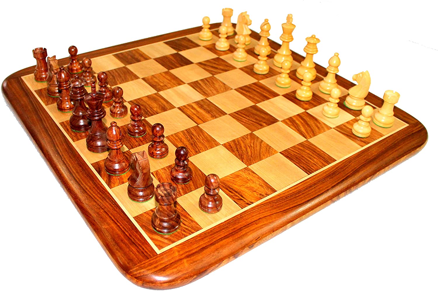 Buy Wholesale India Wooden Chess Set High Quality Folding Chess Board  Standard Level Professional Use With Customization Of Logo Design And Size  & Wooden Chess Play Board Set at USD 7