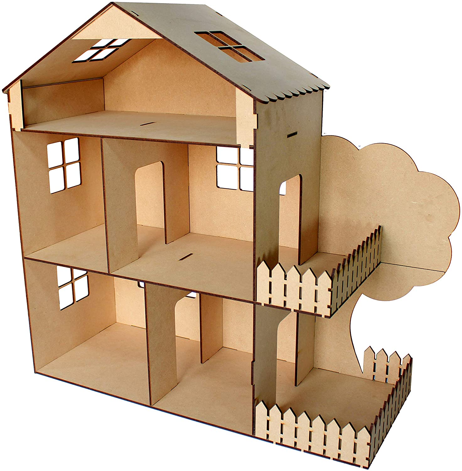 Proyecto Escolar Juguetes de construcción fácil de ensamblar StonKraft Casa de Madera de Rompecabezas 3D en 3D: decoración del hogar Kit de Modelado 