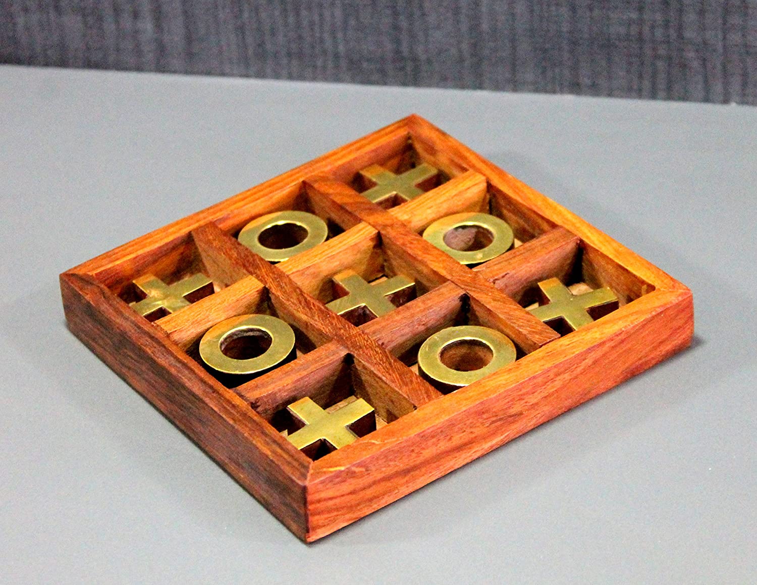 Games Tic Tac Toe Wooden Board Game