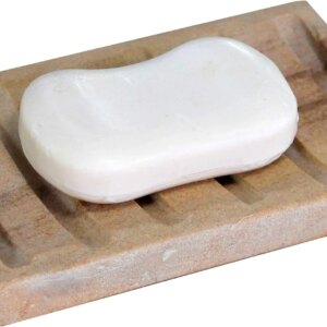 KLEO Natural Stone Soap Dish Bath Accessories for Bath, Tub or Wash Basin