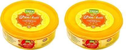 Tota Wax Free Pure Cow Ghee Diya Cotton Wicks for Puja. 100 Pcs Diya Batti for Pooja.