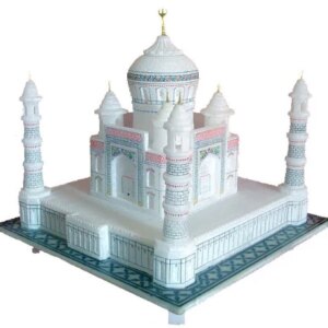 StonKraft Marble India Souvenir Collectible Handicraft Taj Mahal/Tajmahal Building Replica Model Statue Miniature