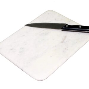 KLEO Marble Cutting Board Cheese Platter Multi-purpose Serving Platter (White)