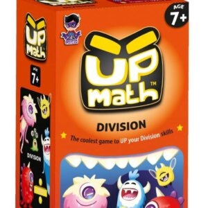 Yuka Champs Upmath Flash Cards for Division, Math Card Games for Kids Ages 6-12, Multi Level Play Homeschool Educational Games, Learn Upto Double Digit Division, 135 Cards, 1-4 Players