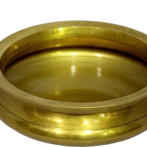 eSplanade - Ethnic Decorative Brass Urli Traditional Bowl Showpiece | Home Decor | Vastu for Home - 9.5" Inches Dia.