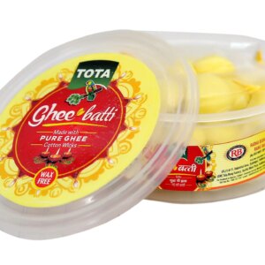 TOTA Wax Free Pure Cow Ghee Diya Cotton Wicks - Yellow| Pack of 1| 90 Ghee Batti