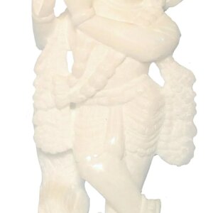 eSplanade - Lord Krishna Kishan Gopal Gopala Murti Idol Statue Sculpture - Marble Stone - White