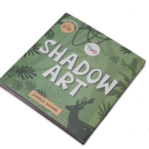 Jungle Safari Shadow Art Activity Book: Experience the Wild with Shadows and Story - Unique and Fun by Yug