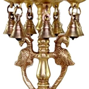 Brass Ganesh Ganesha Oil Lamp | Home Decor | Brass Diya | Brass Deepam | Brass Lamps | Kuthu Vilakku | Lamps for Home and Office - 16.5" Inches - Big Size