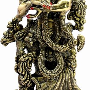 eSplanade Brass Radha Murti Idol Statue Sculpture - Antique - 21" Inches (Big Size)