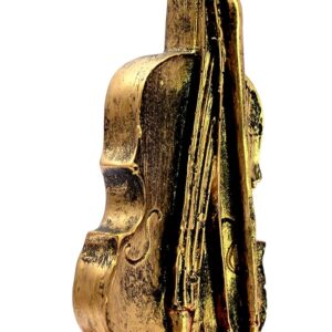 eSplanade Resin Violin Showpiece Statue Sculpture Figurine - Home Decor - 9.4" Inches - Multicolour