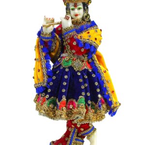 eSplanade Resin Krishna Kishan Murti Idol Statue Sculpture (11") Multicolour