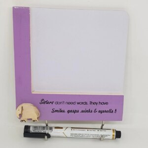 Whiteboard magnet for Sister - innovative rakhi gifts - gifts for sister - utility magnets