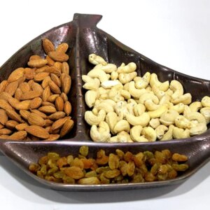 eSplanade Metal Serving Tray or Dry Fruits Tray for Home & Office - Multipurpose Use