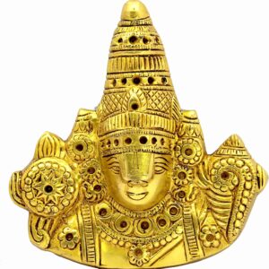 eSplanade Balaji Venkatesh Tirupati Tirupathi Wall Hanging | Murti Idol Statue Sculpture | Pooja Idols - Home Decor | Brass - 6.75" Inches