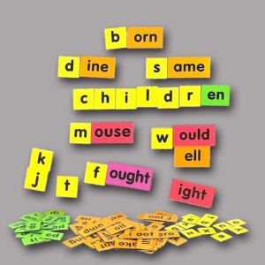 StonKraft English Language Word Family Kit (Vocabulary Enhancing) ~ 94 Tiles | (Does not Include Board)