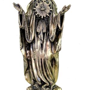 eSplanade Brass Mother Mary Holy Statue Spiritual Idols - 16 inches (BIG SIZE) | Religious Statues | Holy Statue of Christian