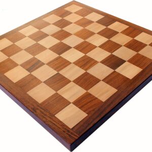 StonKraft Wooden Chess Board Without Pieces for Professional Chess Players - Appropriate Wooden & Brass Chess Pieces Chessmen Available Separately by Brand (16x16 Acacia)