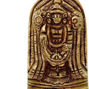 eSplanade Brass Balaji Venkatesh Tirupati Murti Idol Statue Sculpture | Pooja Idols | Tirupathi Balaji | Home Decor | Brass Statue - 2" Inches