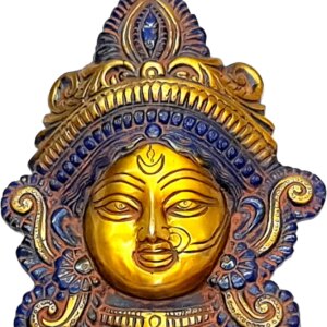 eSplanade Brass Maa Durga/MATA Rani Idol, Statue, moorti, murti for Home Mandir and Home Decor (7.25 Inch)