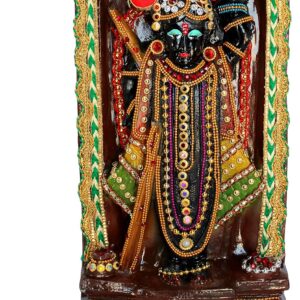 eSplanade Resin Shrinath Ji Bankebihari Krishna Statue - 12.5 inches | Idols for Home Puja Place