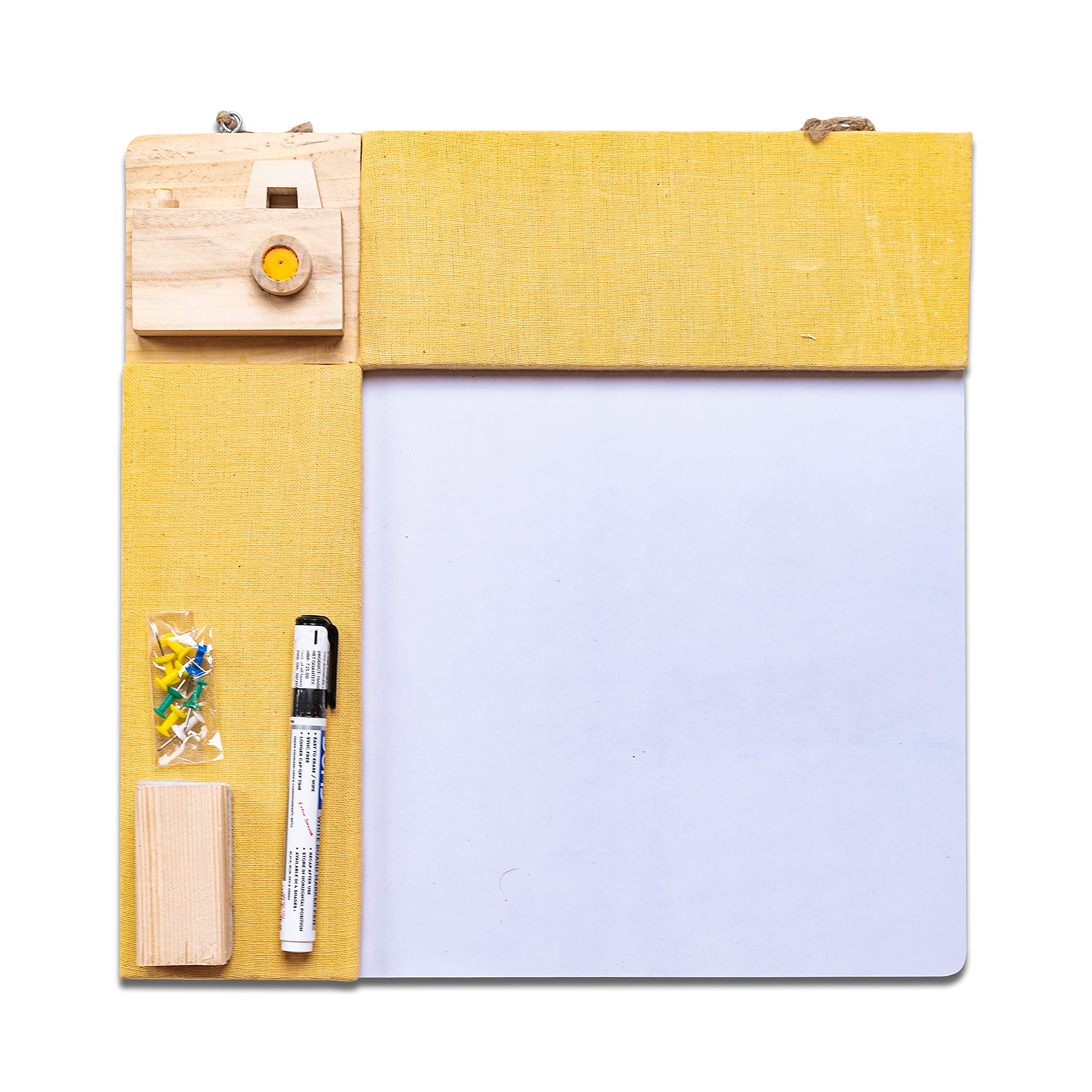 IVEI Pinboard + Whiteboard (Camera - Yellow)