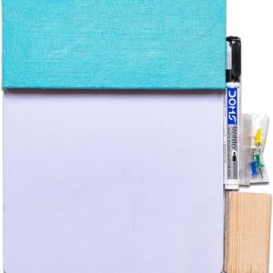 IVEI Pin board + whiteboard, Combination board - Small (Blue)
