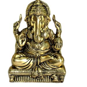 Lord Ganpati Ganesha Ganesh Murti Moorti Idol Statue Sculpture Wall Hanging for Home Temple Home Decor