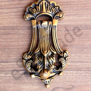 eSplanade Imperial Georgian Colonial Style Anchor Angle Guardian Brass Door Knockers | Gate Knockers Door Decor Accessories